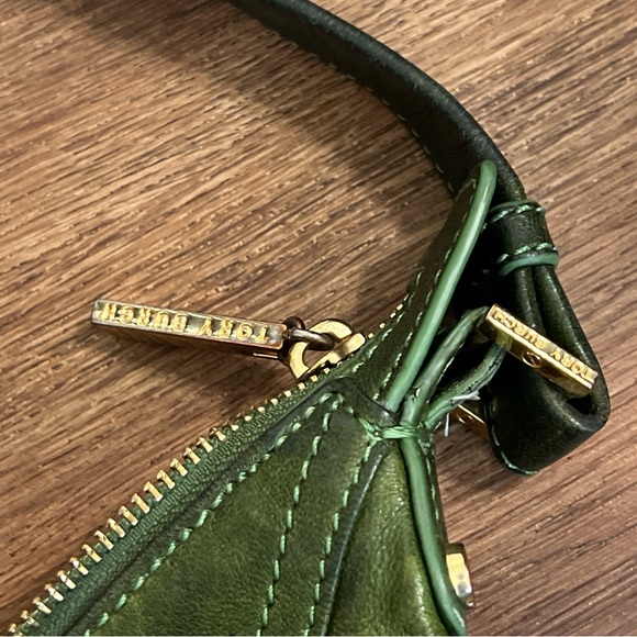 Tory Burch Green Leather Hobo - Picture 11 of 11